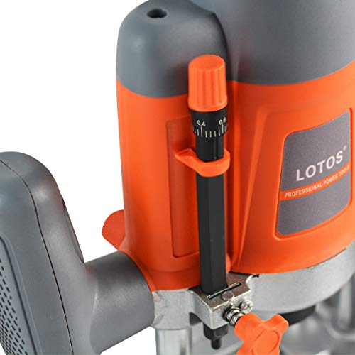 Lotos ER001 Electric Plunge Wood Router with Edge - WoodArtSupply