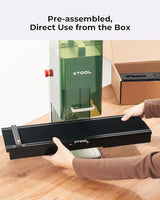 xTool F1 Slide Extension for F1 only, Expand The Laser Engraving Area to 115 * 400mm, Longer Laser Engraving and Cutting for Laser Engraver, 5 Clamps xTool