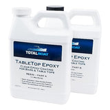 TotalBoat Table Top Epoxy Resin 2 Quart Kit - Crystal Clear Coating and Casting Resin for Bar Tops, Table Tops, Wood, Concrete, Epoxy Art & Crafts TotalBoat