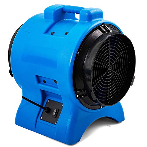 MOUNTO 1HP 3000cfm 12inch Industrial Axial Blower Ventilation Fan Exhaust Blower MOUNTO
