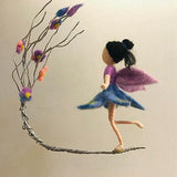 2 Elves Needle Felting Kits 6INCH Friendly Instruction DIY Craft Kit for Beginners Feltsky