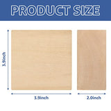 DIRBUY 8 pcs Large Basswood Blocks for Carving and Crafts - 4x4x2 inch DIY Wood Signs - Ideal for Carving Practice, DIY projects DIRBUY