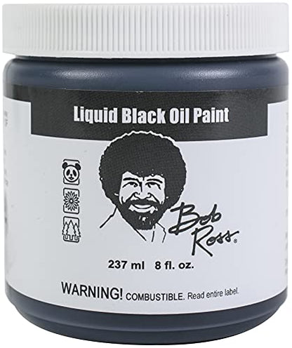 Bob Ross Liquid Black 237ml-Black - WoodArtSupply