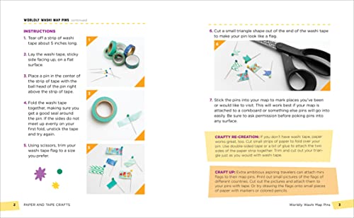 Paper and Tape Crafts: 28 Inventive Activities for Kids Ages 8-12 WoodArtSupply