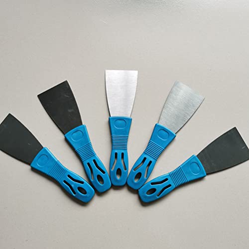 Putty Knife Scrapers, Spackle Knife, Metal Scraper Tool for Drywall Finishing, Plaster Scraping, Decals, and Wallpaper (8 Pack, 2” LifHap