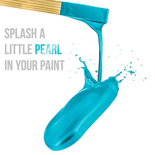 U.S. Art Supply Jewelescent Peacock Teal Mica Pearl Powder Pigment, 3.5 oz (100g) Sealed Pouch - Cosmetic Grade, Metallic Color Dye - Paint, Epoxy, U.S. Art Supply