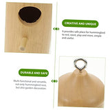 Kisangel Hummingbird House Decorative Bird Houses Honeycomb Hut Unfinished Birdhouses Wood Bird House Outdoor Bird Aviary Bird Breeder Outdoor Bird Kisangel