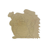 Whimsical House, Winter Shape, Unfinished Wood Cutout, Paint by Line Build-A-Cross Build-A-Cross