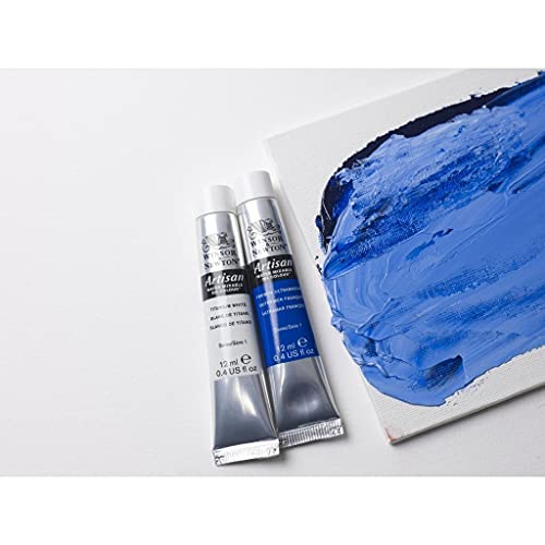 Winsor & Newton Artisan Water Mixable Oil Colour, 1.25-oz (37ml), Ivory Black Winsor & Newton