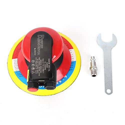 Commercial Pneumatic Random Orbit Sander Air Car Sander, da Sander for auto bodywork,metal and woodworking 6" POWER AERO NOVIA