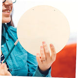 Operitacx 2 Sets DIY Door Hanging Sign Unfinished Wood Sign Unfinished Wood Crafts Blanks Decorative Wood Plaque DIY Crafts Blank Sign Unfinished Operitacx