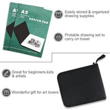 LUCYCAZ Drawing Kit - 55pcs Sketching Kit, Art Supplies for Adults with Drawing Pencils, Charcoal Pencils and Sketchpad, Drawing Supplies for Artist LUCYCAZ