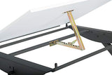 SD STUDIO DESIGNS Triflex Drawing Table, Sit to Stand Up Adjustable Office Home Computer Desk, 35.25"W X 23.5"D, Charcoal Black/White SD STUDIO DESIGNS