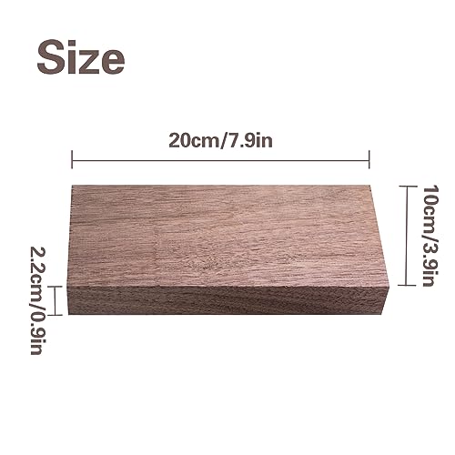 2 PCS Walnut Lumber 7/8'' x 4'' x 8'' Unfinished Walnut Wood Sheets Walnut Board for Crafts, Scroll Saw, Woodworking, School DIY Projects, Laser - WoodArtSupply