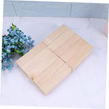 COHEALI 40 Pcs Wood Tools Wooden Plank for Crafts Unfinished Wood Block DIY Wooden Building Blocks Craft Wood Wooden Craft Plank Small Wooden Block COHEALI