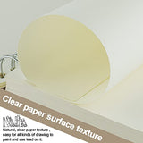 Sketch Book 9x12 - Sketchbook for Drawing - 100 Sheets (68 lb/100gsm),Drawing Pad with Sided Spiral Bound, Sketch Pads for Drawing for Adults for Fuxi