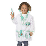 Melissa & Doug Doctor Role Play Dress-Up Set (7 pcs) - Pretend Play Costume And Kit With Stethoscope For Kids Melissa & Doug