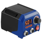 VEVOR Wood Burning Kit, 250~700°C Adjustable Temperature with Display, Dual Output Port with 2 Pyrography Pens, 23 Wire Nibs, 5 Solid-Point Tips, 2 VEVOR