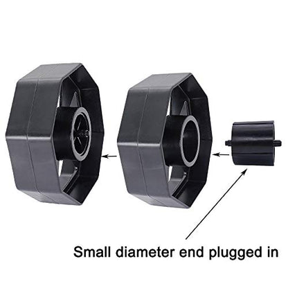 Tape Dispenser, Heat Press Tape Dispenser, Desk Heat Tape Dispenser 6.3 x 2.5 x 3.4 Inch, Holder Fits 1" and 3" Core (Black)