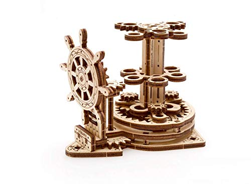 UGEARS Mechanical Wooden 3D Puzzle Model Wheel-Organizer Set - WoodArtSupply