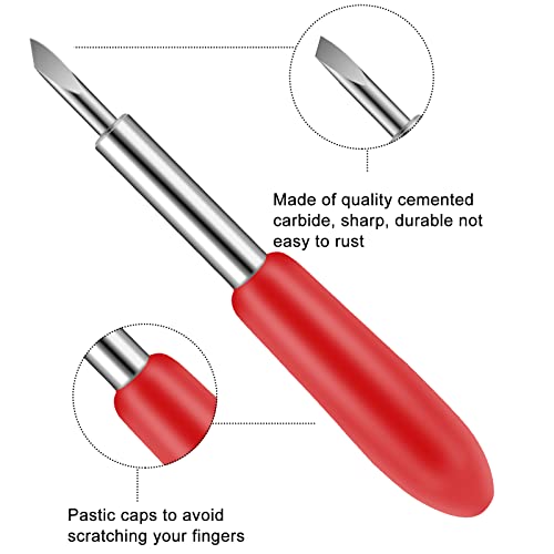 60 Pieces Replacement Cutting Blades for Cricut Explore Air 2/Air 3/Maker, Include 15 Pieces Fine Point Blades 30 Pieces Standard Blades 15 Pieces - WoodArtSupply