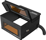 ATOMSTACK FB2 Laser Engraver Enclosure 30" X 29" X 17" with Exhaust Vent & Pipe, Fireproof Dustproof Foldable Protective Cover Odor Noise Reduction ATOMSTACK