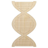 DNA Molecule Double Helix Science Symbol Unfinished Wood Shape Piece Cutout for DIY Craft Projects - 1/4 Inch Thick - 6.25 Inch Size Sniggle Sloth