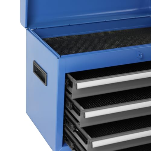 Fulvari Large Rolling Tool Chest,5-Drawer Tool Boxes On Wheels with Organizer Bins,Mobile Steel Detachable Tool Cabinet with Hooks,Adjustable Shelf & Fulvari