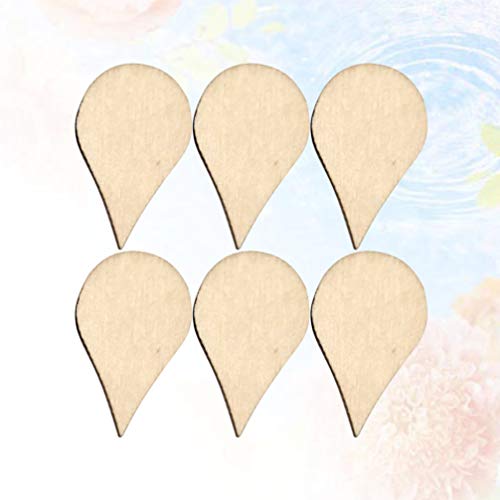 100 Pcs Crafts for Kids Wood Cutout Wedding Wood Centerpiece Natural Wood Coasters Paintable Wood Slices Kid Craft Nature Wood Slices Wooden Child