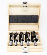 WEN DB051T 5-Piece Tenon and Deep Plug Cutter Drill Bit Set with Carrying Case WEN