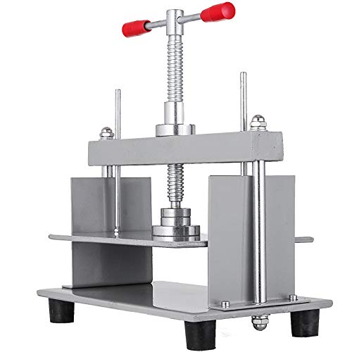 VEVOR Book Press Machine 12X8.6 inch for A4 Sized Papers, Flatting Machine 10cm Thickness Steel Frame Manual Bookbinding Press Machine Papermaking VEVOR