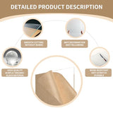 5 Pieces Acrylic Sheet Clear Cast Plexiglass 12 x 12 inches Square Panel 1/8 Thick (3mm) Clear Plastic Plexi Perspex Plate Panel with Protective Umootek