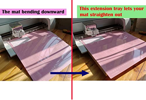 Extension Tray Compatible with Cricut Explore Air3 2 1,Extender Tray Compatible with Cricut Mat,Cutting Mat Extender Support for Explore Air Series ONTEN