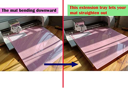 Extension Tray Compatible with Cricut Explore Air3 2 1,Extender Tray Compatible with Cricut Mat,Cutting Mat Extender Support for Explore Air Series