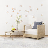 Framendino, 100 Pack Wood Stars Cutouts Unfinished Wooden Stars Pieces Blank Slices for DIY Crafts Wedding Party 1 Inch Framendino