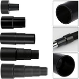 Universal Shop Vac Vacuum Hose Adapter,5 Pieces Vacuum Hose Adapter Kit,2-1/2 Inch to 1-1/4 Inch; 1-1/4 Inch to 1-3/8 Inch to 1-1/2 Inch; 1-3/8 Inch RMTCEG