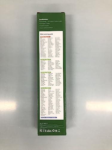 Dr.meter Soil Moisture Meter, Plant Water Meter for Garden Lawn Farm Indoor & Outdoor Use, Soil Tester Hygrometer Sensor for House Plants, Gardening Dr.meter