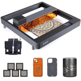 ELEGOO PHECDA 10W Laser Engraver & Cutter with Air Assist & Filter Cartridge, CNC Laser Engraving and Cutting Machine for Wood and Metal, Dark ELEGOO