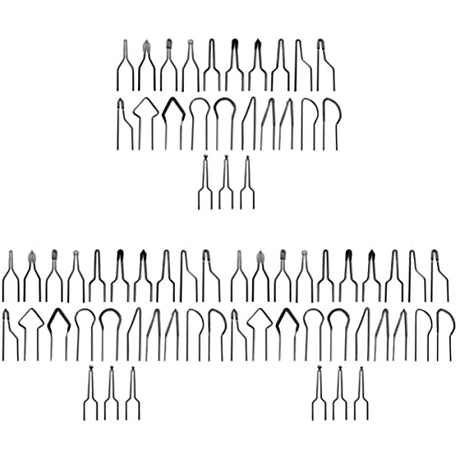 COHEALI 69 PCS Professional Pyrography Replacement Tips for Burning Wood Wire Tips for Burning Wood Replacement Pyrography Wire Tip Kit, Silverx3pcs COHEALI