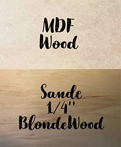 Unfinished Sun Wood Basic 6" Shape, Paintable Wall Hanging MDF 1/8" Craft