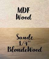 Tennessee Wooden State 18" Cutout, Unfinished Real Wood State Shape, Craft NEXTCraft