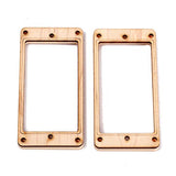 SUPVOX Pickup Frame Maple Wood Plastic Humbucker Mounting Ring with 8 Screws for Musical Instrument Guitar Bass GB305P (Golden) 2pcs SUPVOX