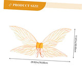 VOSAREA Cicada Wings Halloween Elf Wing Photo Props Kid Elf Wings Kids Butterfly Wings Women Fairy Costume Wings Princess Cosplay Wings Adult Fairy VOSAREA