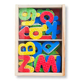 Melissa & Doug Disney Mickey and Friends Wooden Alphabet Magnets - 52 Uppercase and Lowercase Letters Melissa & Doug
