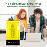ELEGOO Mercury Plus 2.0 Wash and Cure Station, Upgraded 2 in 1 Design Washing UV Resin Curing Machine with Washing Container and Busket for ELEGOO