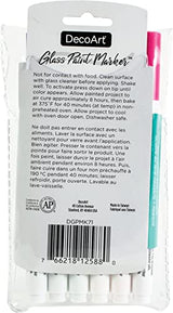 Deco Art GLASS PAINT MARKR ST BRIGHTS, us:one size DecoArt