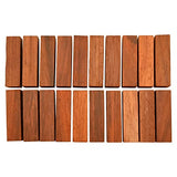 Penn State Industries PKEZ3 Pre-drilled 7mm E-Z Mini Pen Blanks, 9/16" x 9/16" x 2-1/32", Padauk, 20pcs Penn State Industries