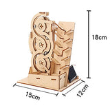 Wooden Marble Track Construction Kit Fun And Educational Building Blocks For Kids, Stem Learning Toy For Boys And Girls, Multiple Tracks And Endless DDLONGDD