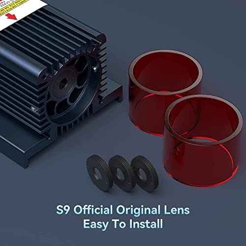 SCULPFUN 3PCS S9 Laser Engraver Official Laser Lens + 2PCS Acrylic Cover, Easy to Install, High Transparency, Oil Resistance, Long Lifespan - WoodArtSupply