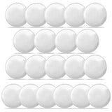 20 Pcs Blank Challenge Coin Silver Platd Laser Blank Coins for Engraving 1.57 Inch Round 0.11 Inch Thick Metal Stamping Blanks Laser Engravable for TOYTOSMPL